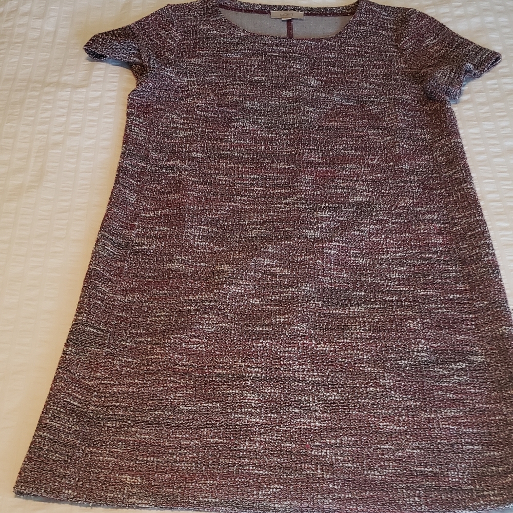 Shift dress, short sleeve